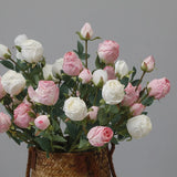 Faux Spray Rose in Blush Pink – 25"