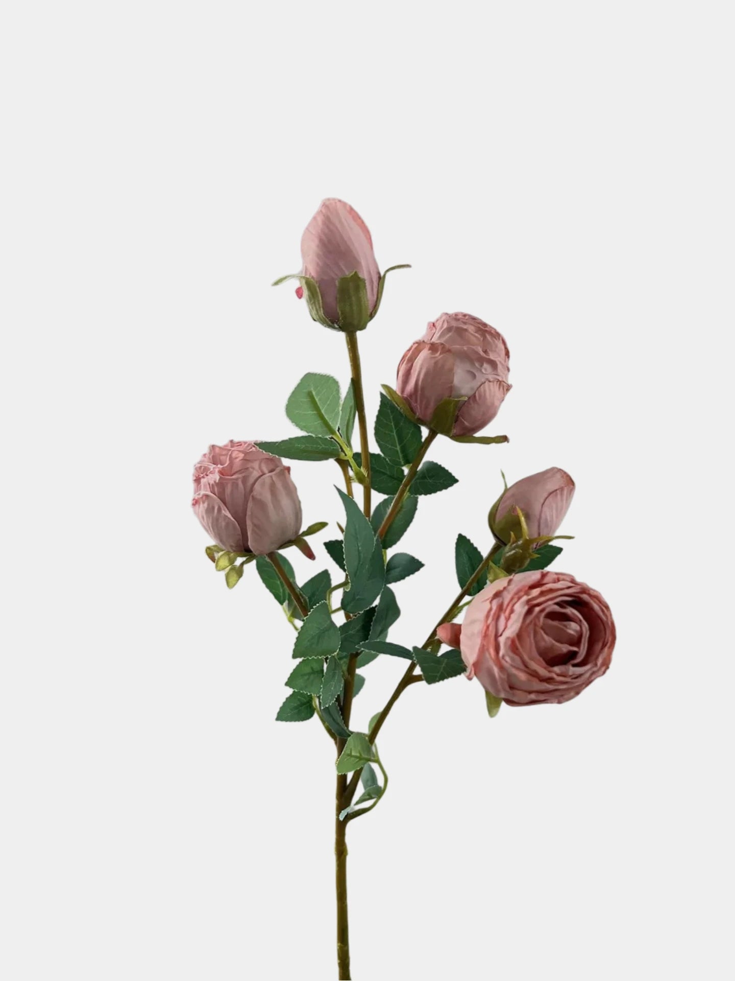 Faux Spray Rose in Dusty Pink – 25"