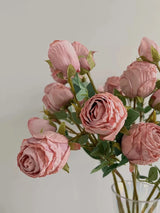 Faux Spray Rose in Dusty Pink – 25"