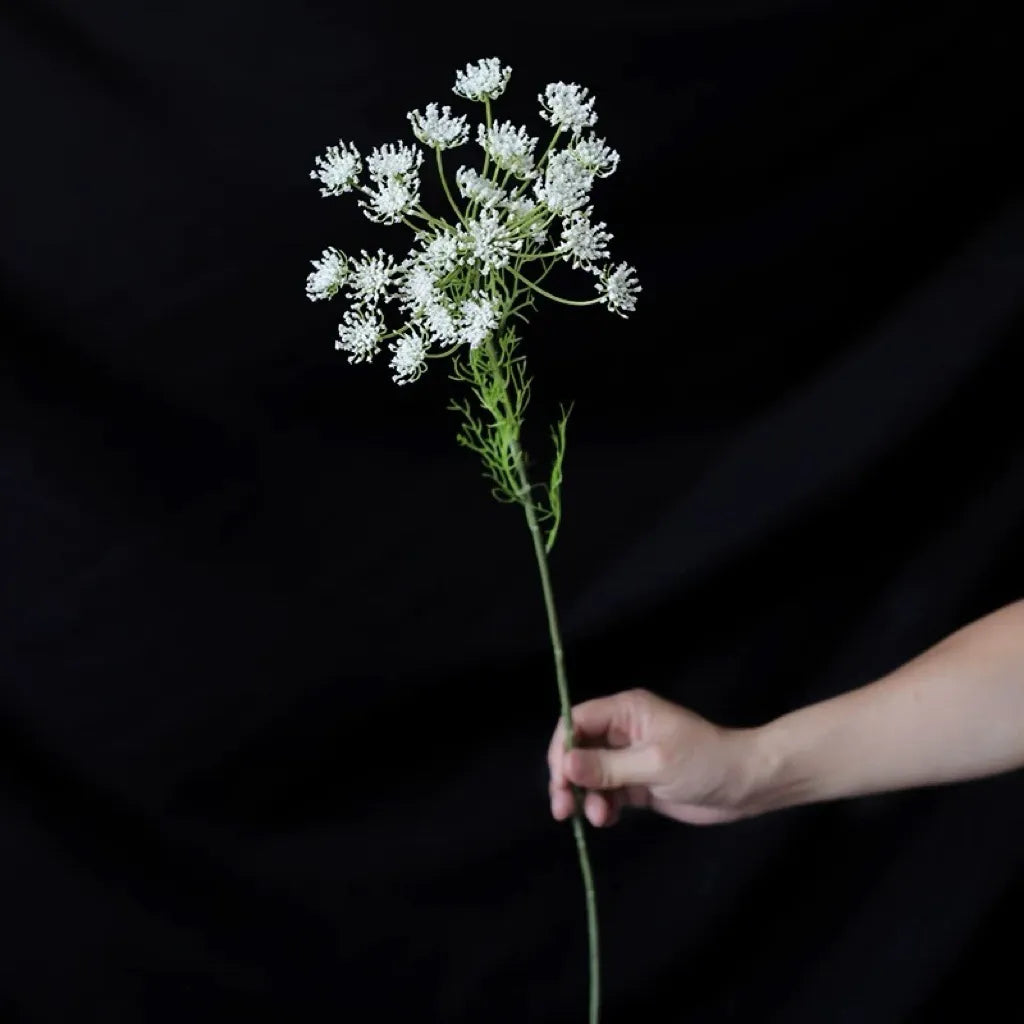 フェイクホワイトクイーンアンレース – 65 cm