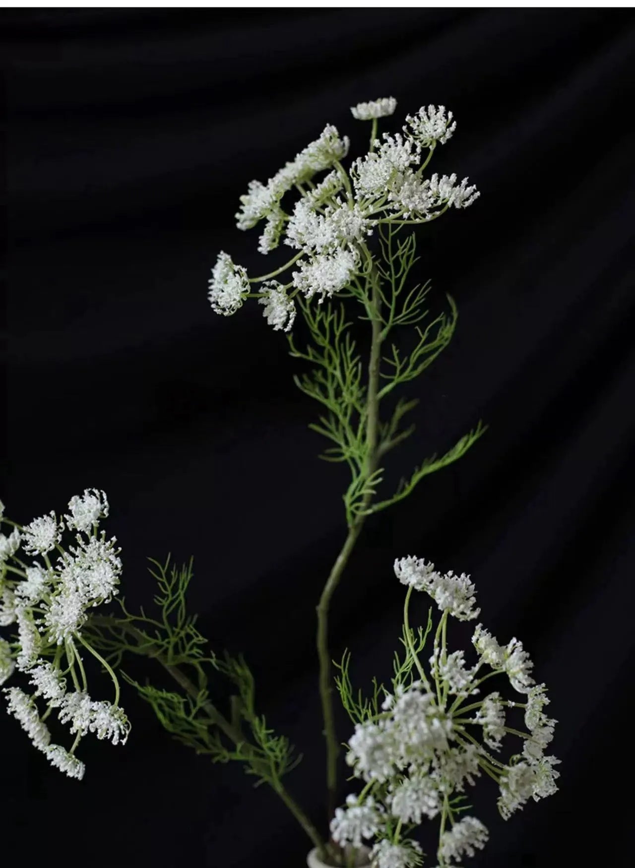 フェイクホワイトクイーンアンレース – 65 cm