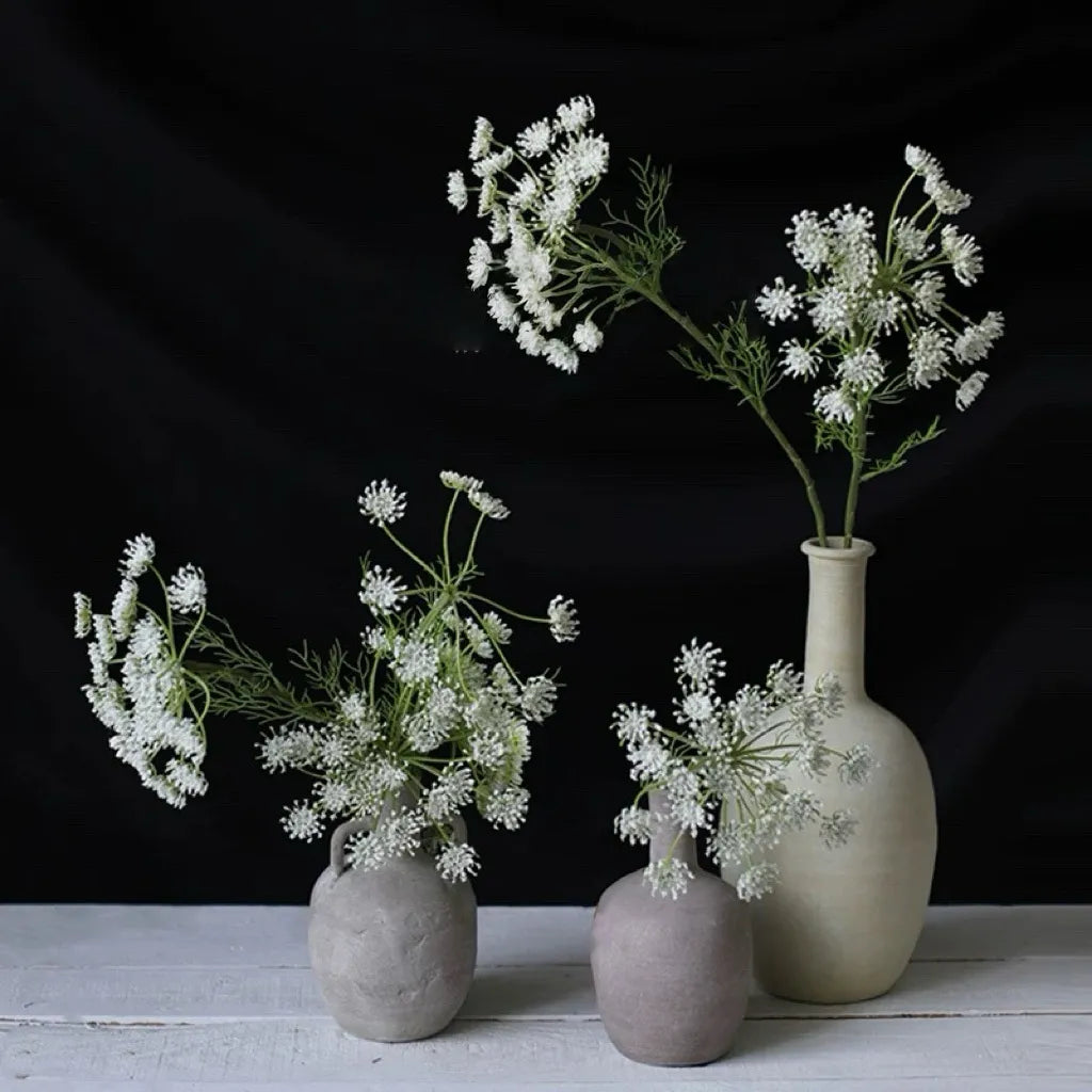 フェイクホワイトクイーンアンレース – 65 cm