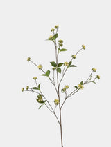 Faux Wild Rose Myrtle Spray – 39"/100cm