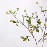 Faux Wild Rose Myrtle Spray – 39"/100cm