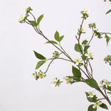 Faux Wild Rose Myrtle Spray – 39"/100cm