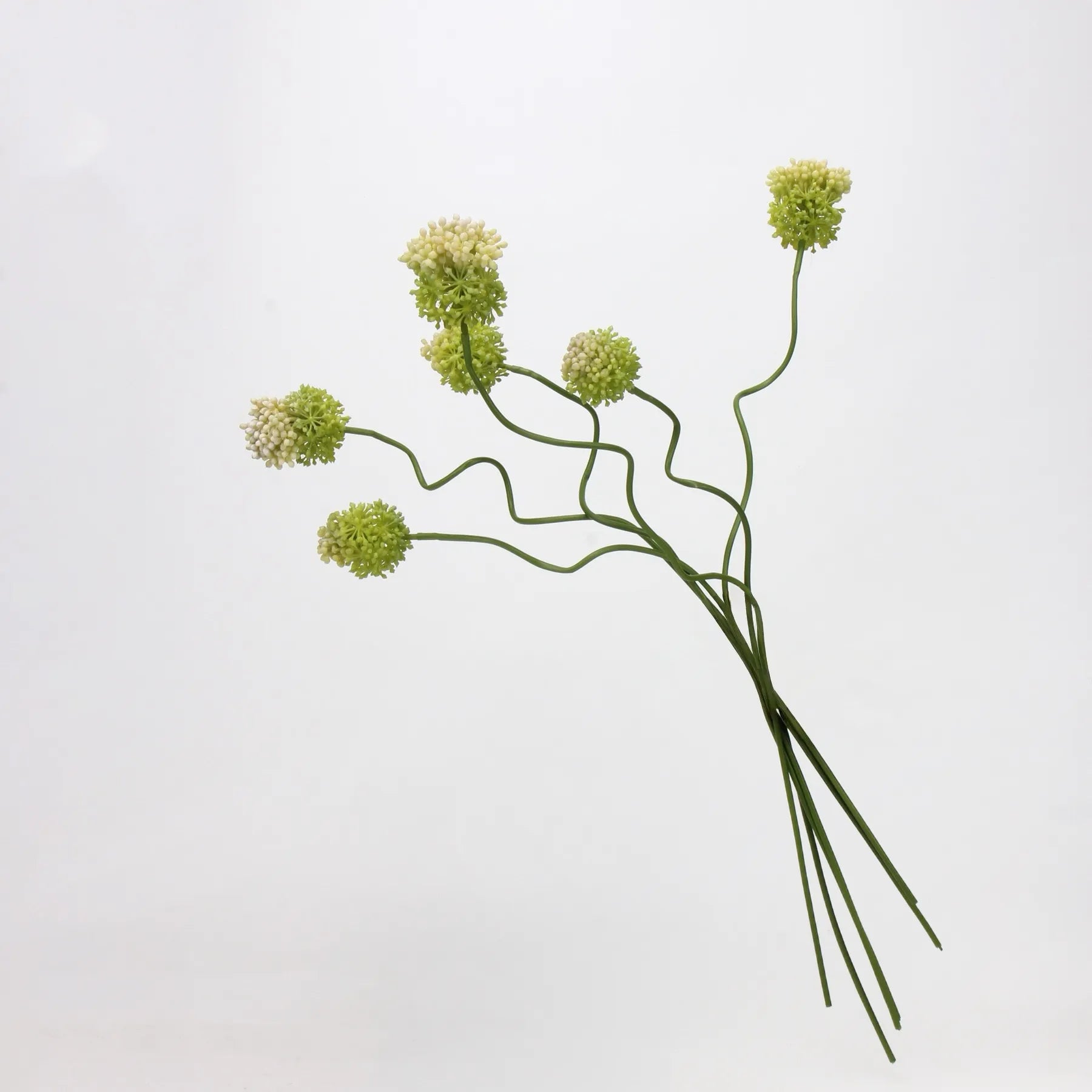 Faux Small Allium Bulbs – Green 27.7"