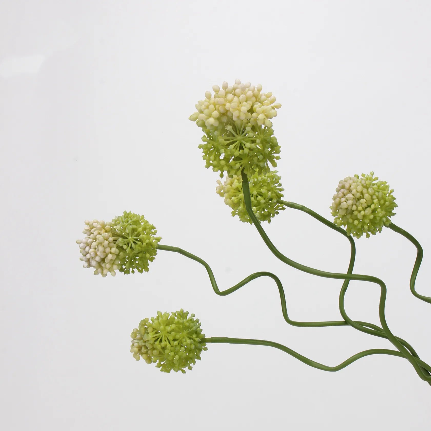 Faux Small Allium Bulbs – Green 27.7"