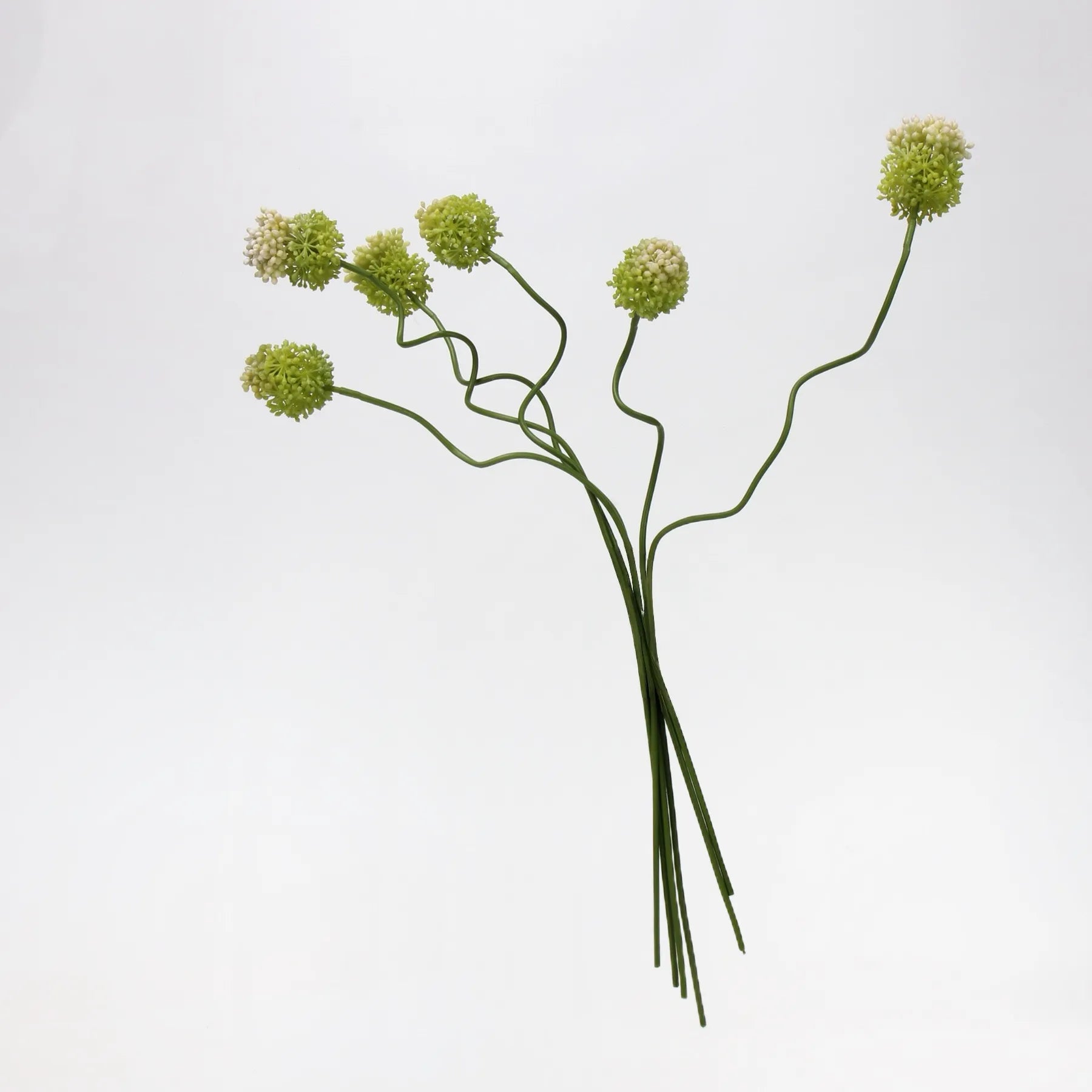 Faux Small Allium Bulbs – Green 27.7"