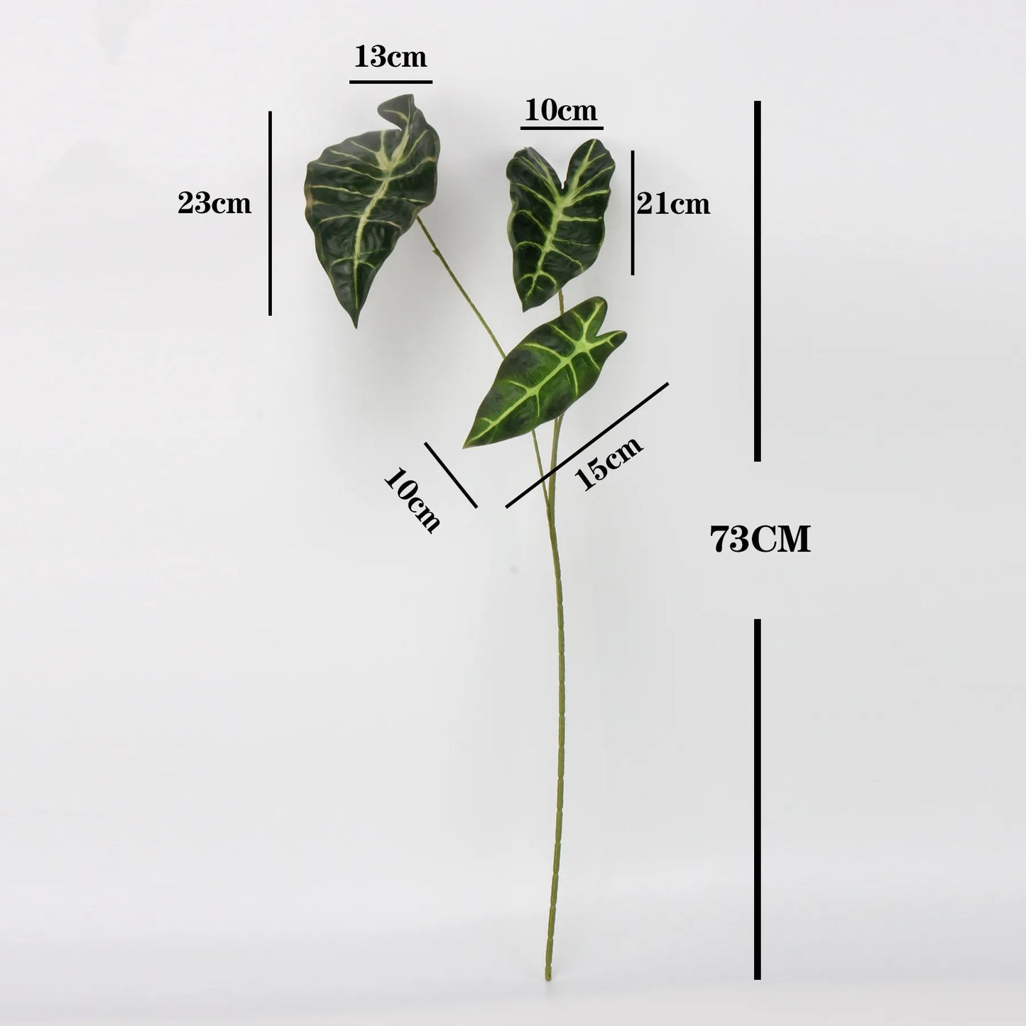 Faux Alocasia Leaf -Green 28.7"