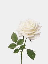 
Künstliche Blumen Real Touch Rose in Weiß-28"