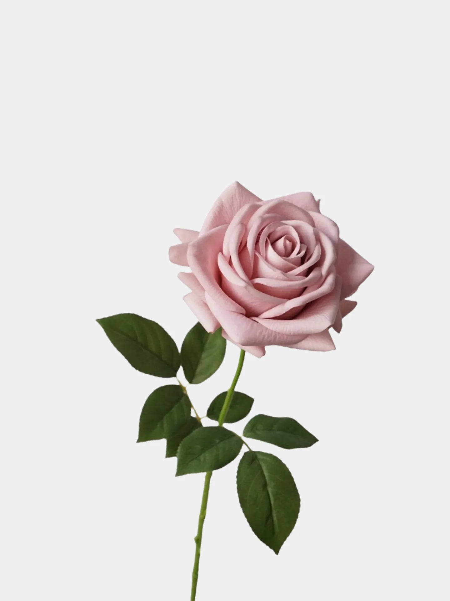 リアルタッチ人工バラ ピンク-28インチ