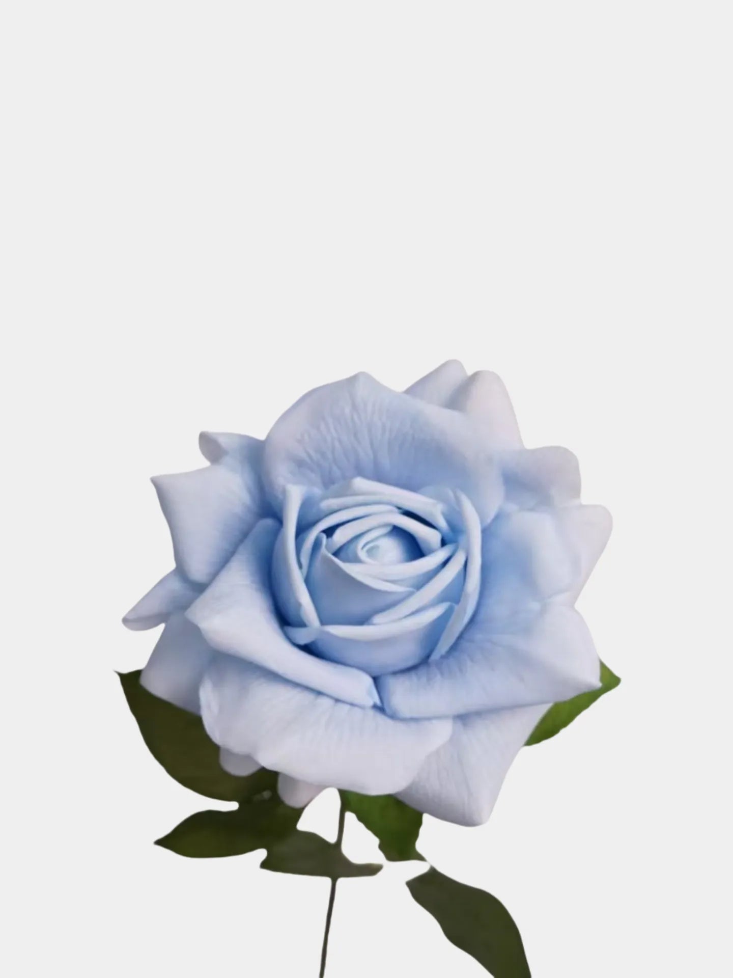 
Künstliche Blumen Real Touch Rose in Blau-28"