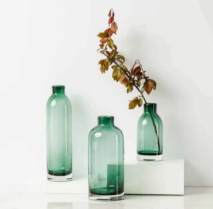 Glass Bottle Bud Vase