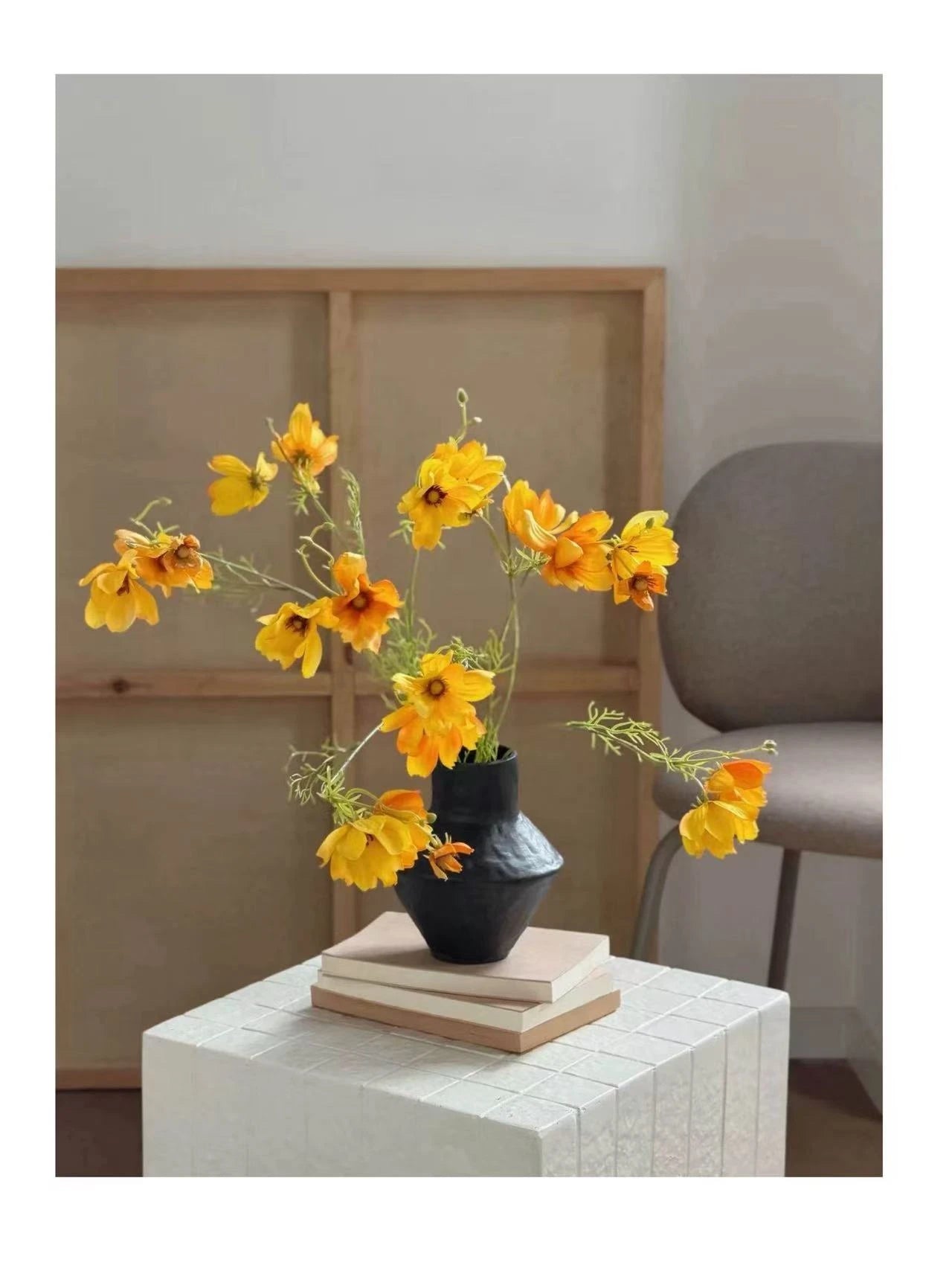Golden Hour Cosmos - Faux Floral Arrangement