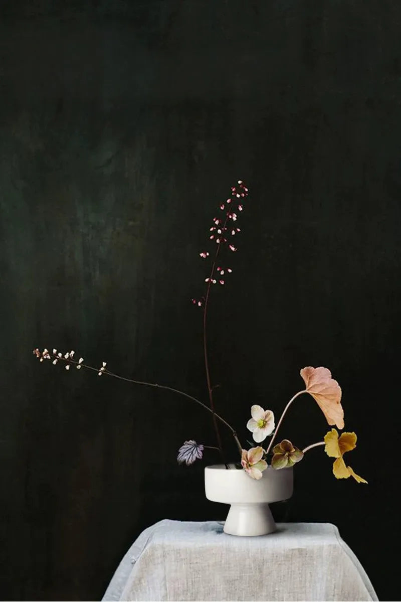 Hand-Thrown Ceramic Ikebana Vase – 3.5″