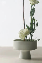 手作りの陶器いけばな花瓶 – 3.5インチ