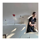 楽しいクリアガラスの生け花用花瓶（けんざん付き）