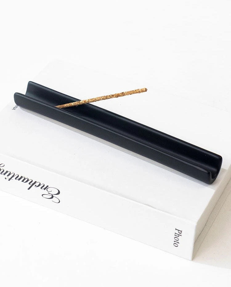 Minimalist Coarse Ceramic Incense Holder