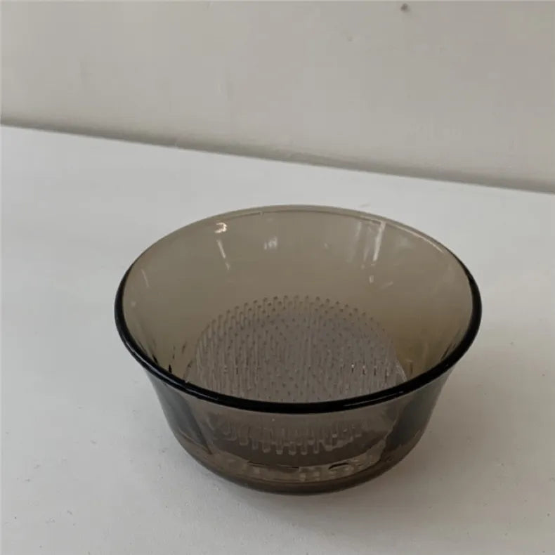 Modern Glass Ikebana Vase with Flower Frog