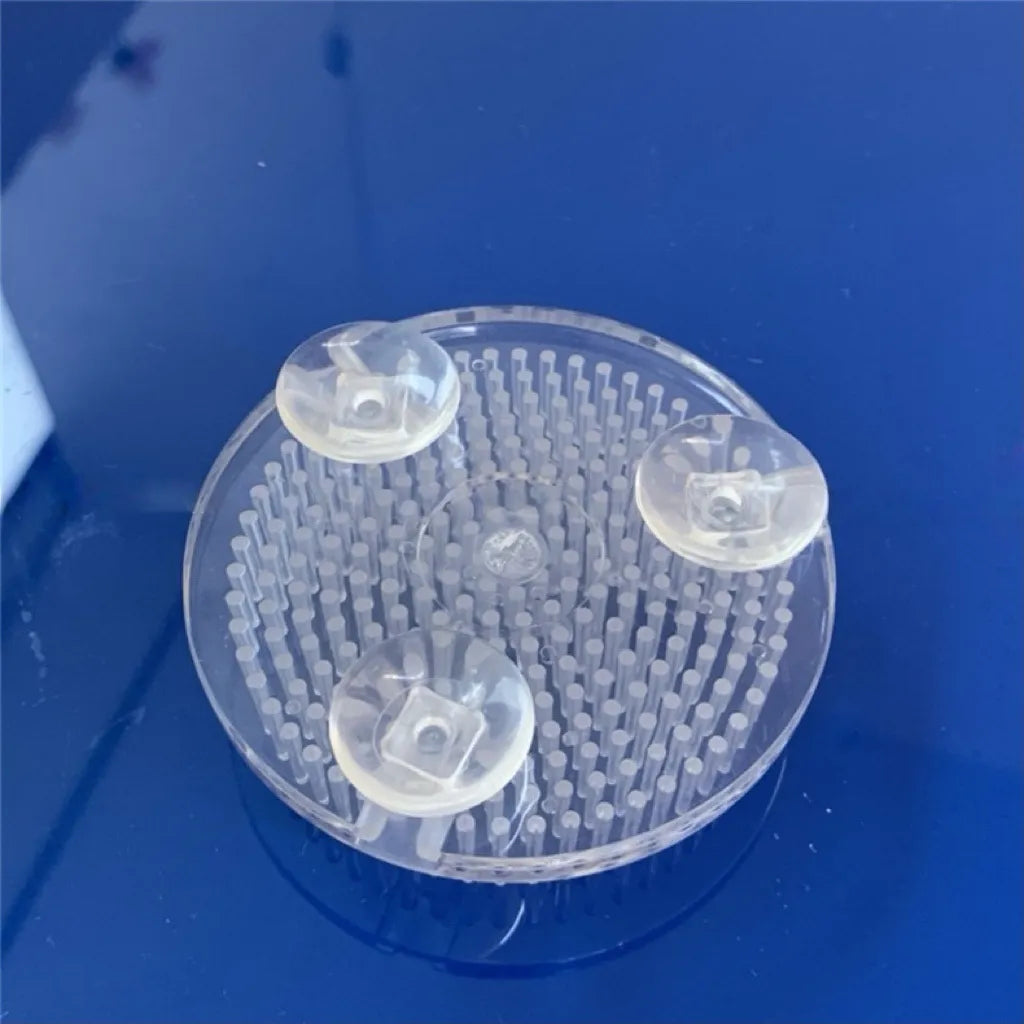 モダンガラスの生け花用花器 フラワーフロッグ付き