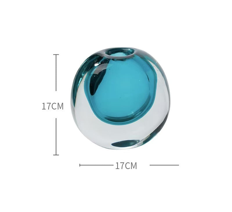 Modern Mouth-Blown Glass Bud Vases