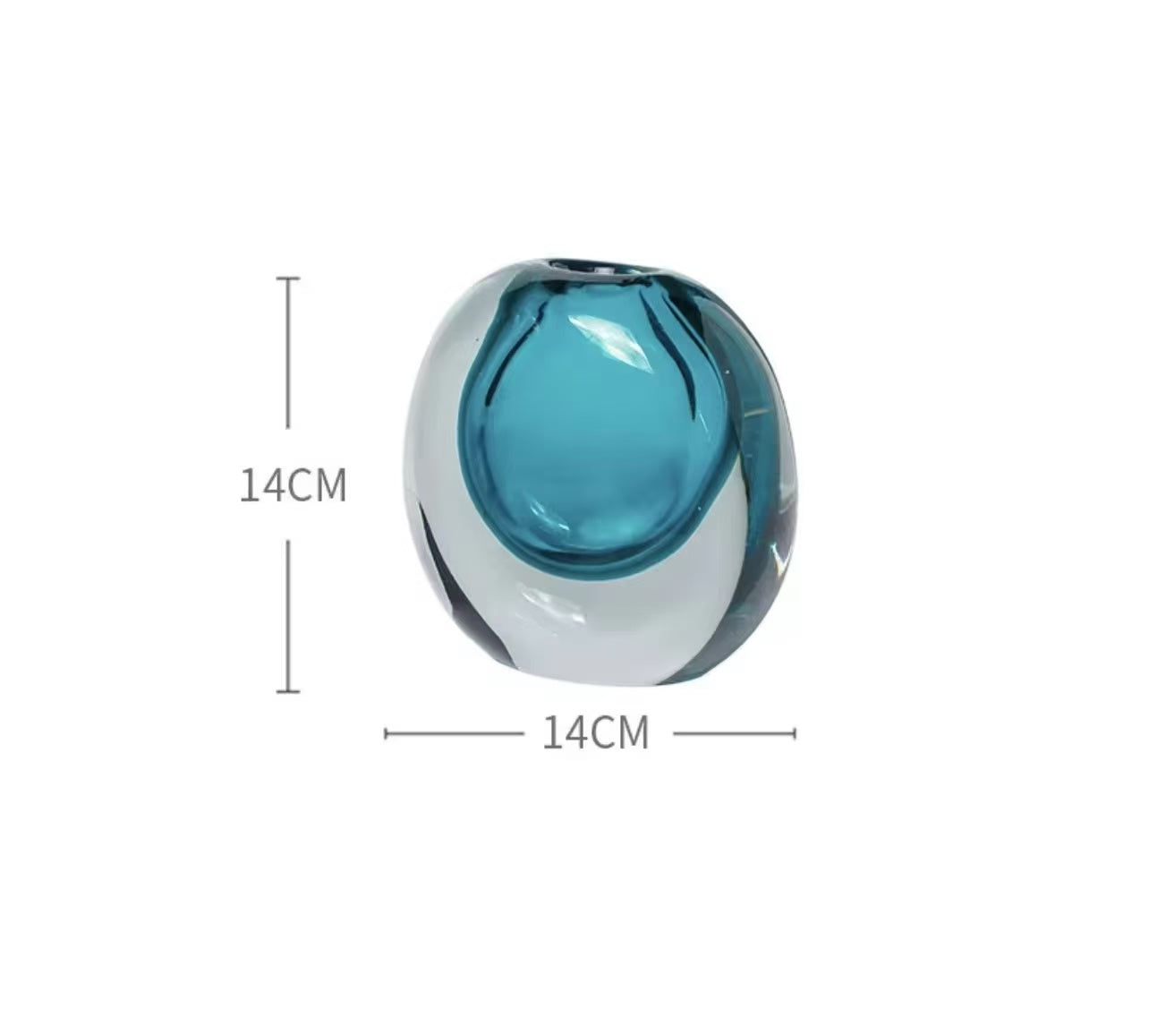 Modern Mouth-Blown Glass Bud Vases
