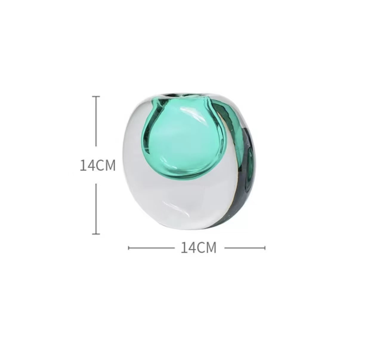 Modern Mouth-Blown Glass Bud Vases