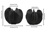 Modern Sculptural Starfruit Ceramic Vase