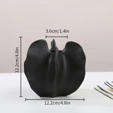 Modern Sculptural Starfruit Ceramic Vase