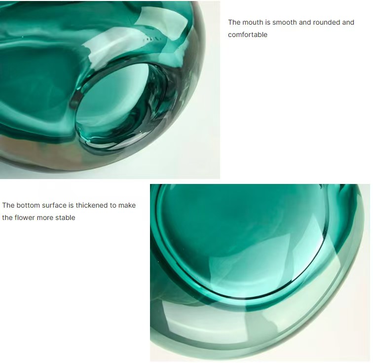 Modern Mouth-Blown Glass Bud Vases