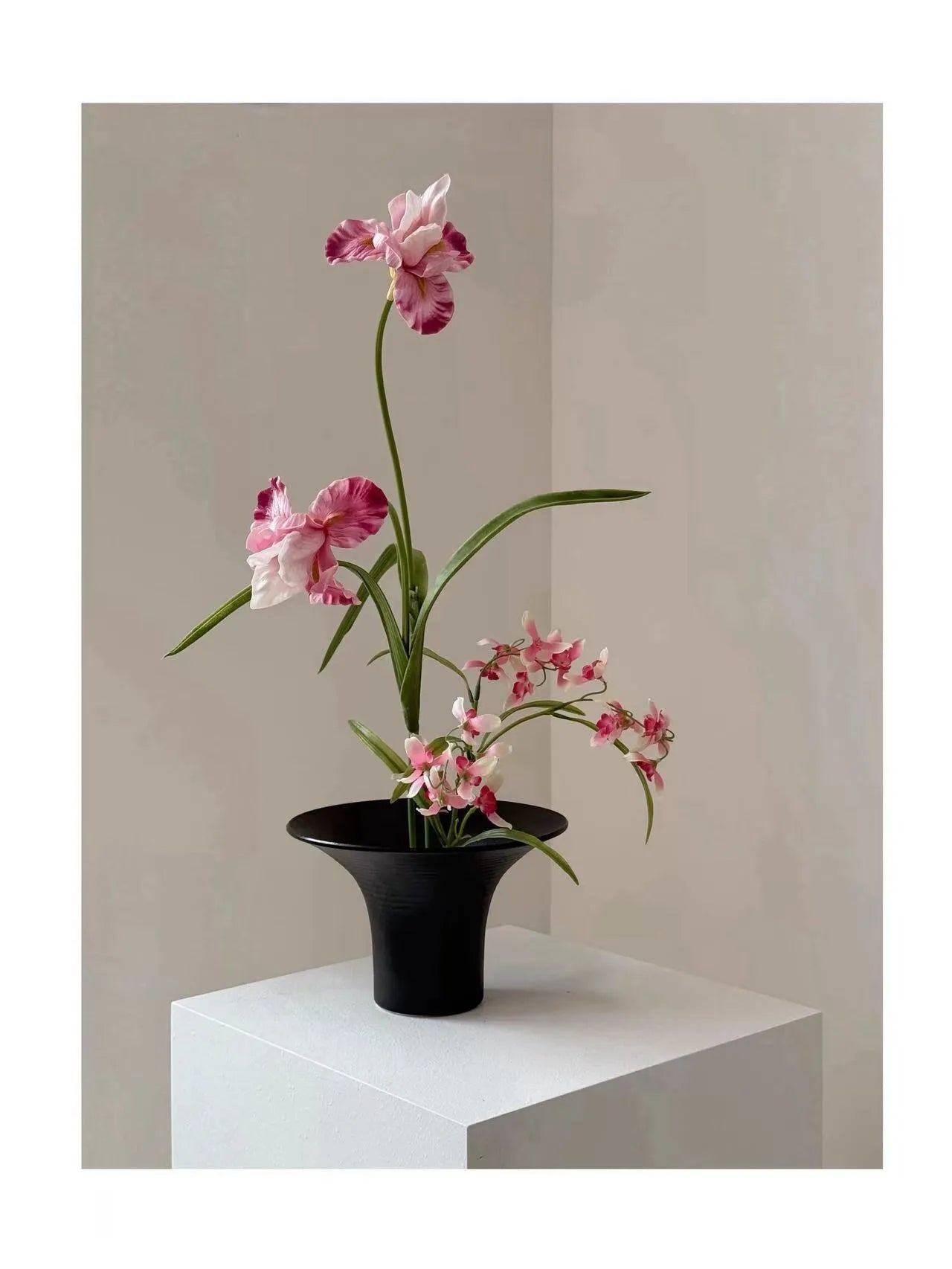 Petal Prism Iris -Faux Flower Arrangements