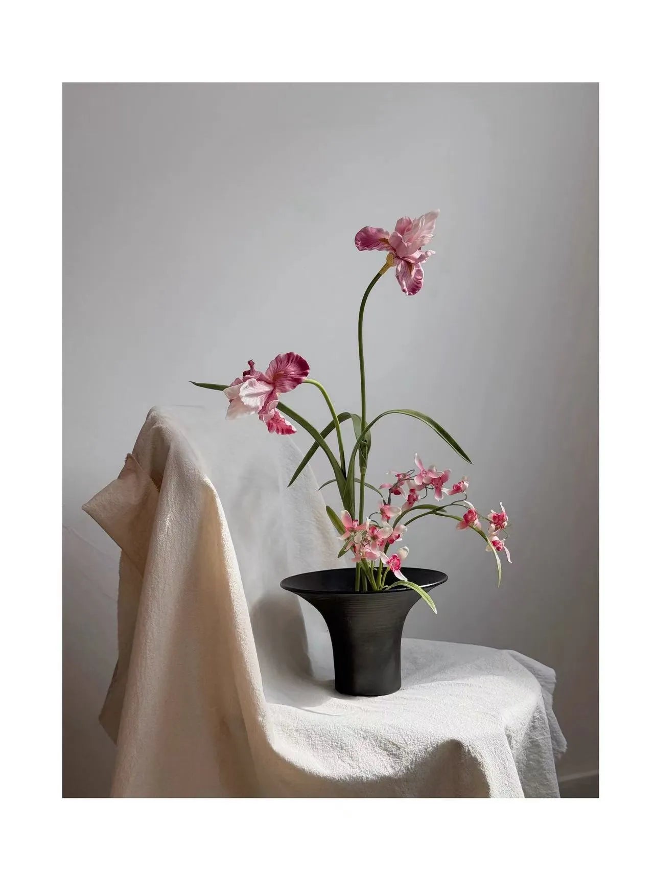 Petal Prism Iris -Faux Flower Arrangements