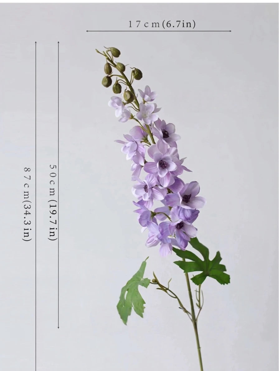 Premium Artificial Delphinium Stem  – 34"