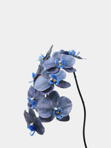Premium Phalaenopsis Orchidee mit "Real Touch" in Blau – 91 cm