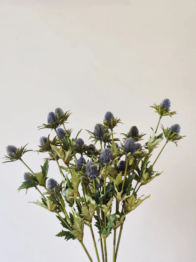 Lila künstlicher Eryngium-Spray