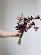 The Plum Reverie -Luxe Purple Faux Floral Bouquet