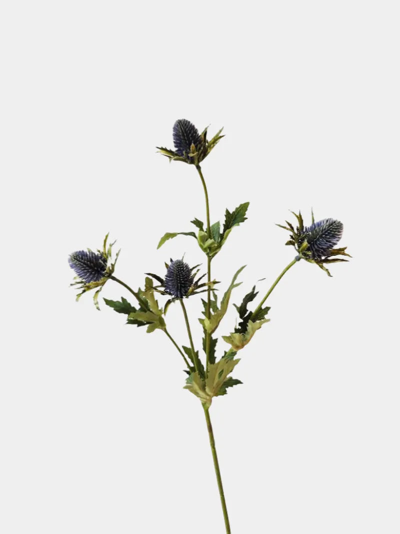Lila künstlicher Eryngium-Spray