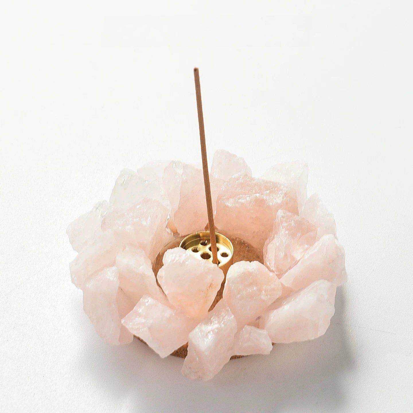 Raw Crystal Cluster  Incense Holder