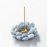 Raw Crystal Cluster  Incense Holder