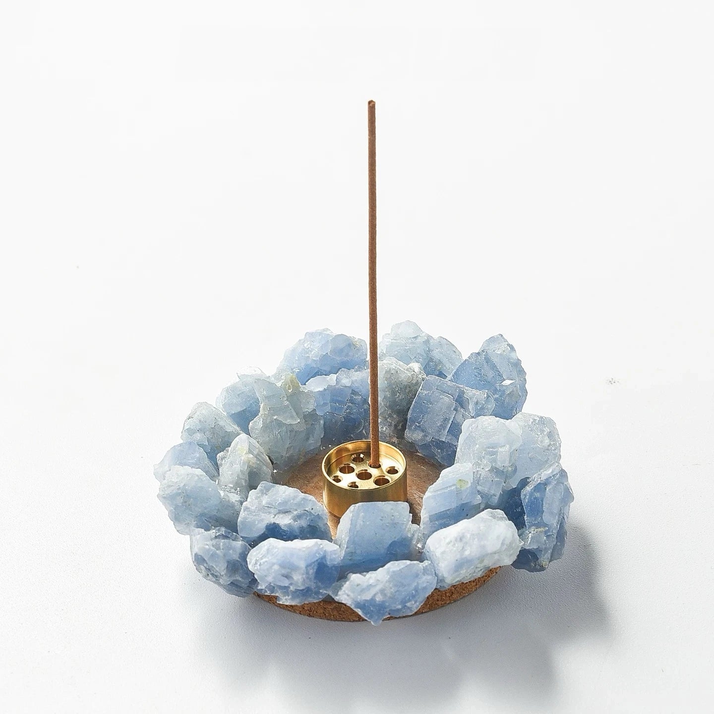Raw Crystal Cluster  Incense Holder