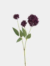 Faux 3-Head Allium Spray Stem