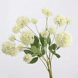 Faux 3-Head Allium Spray Stem