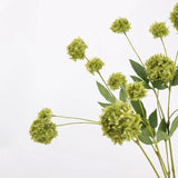 Faux 3-Head Allium Spray Stem