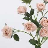 Real Touch 5-Head Rose Spray in Nude Pink – 30"