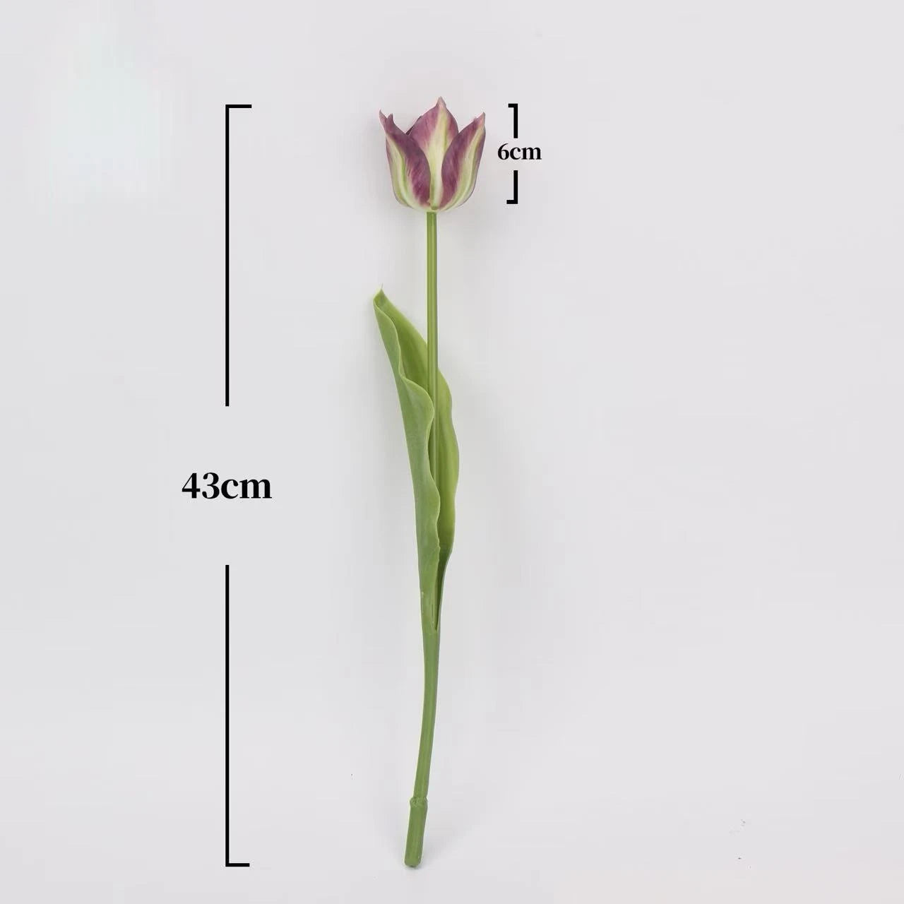 Real Touch Armani Tulip Flower Stem – 17"/43cm
