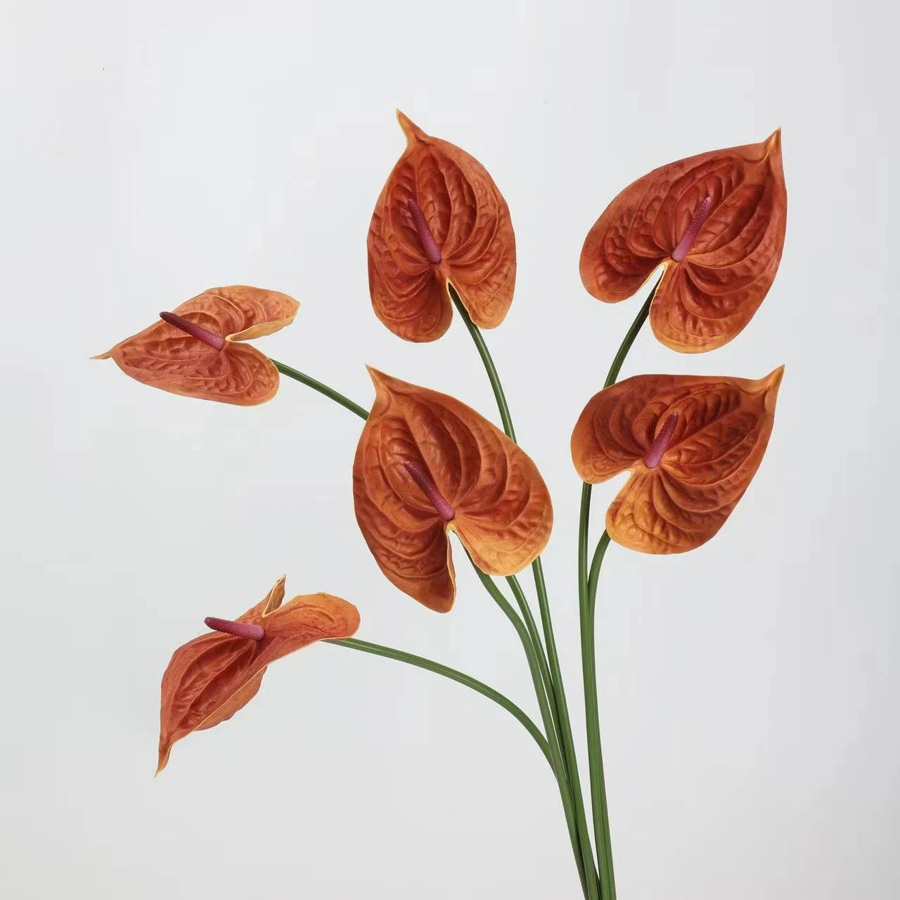 Real Touch Artificial Anthurium Stem – 25.5"