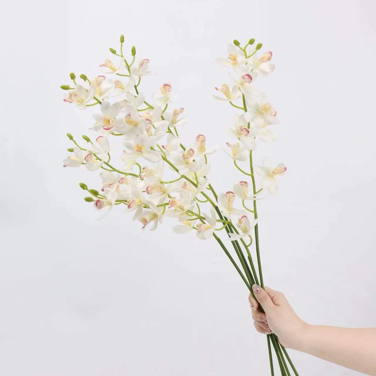 Real Touch Artificial Cymbidium Orchid Stem – 73cm