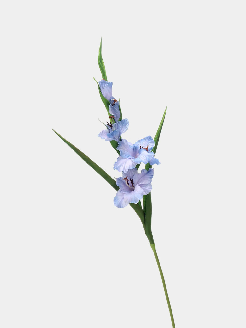 Real Touch Artificial Gladiolus Flowers – Purple Blue 32.2"