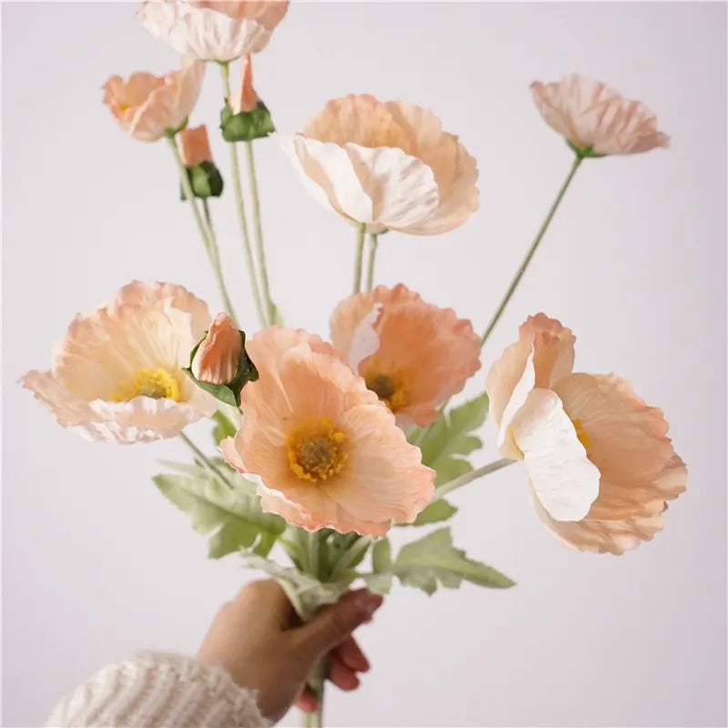 本物のような質感のポピーの花
