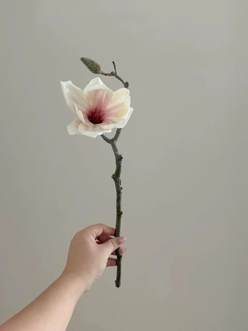 Real Touch Blush Magnolia Stem Set